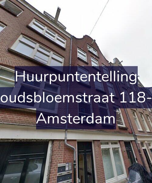 Foto gevel Huurpuntentelling voor Goudsbloemstraat 118-C, Amsterdam