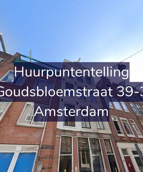 Foto gevel Huurpuntentelling voor Goudsbloemstraat 39-3, Amsterdam