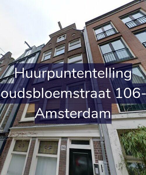 Foto gevel Huurpuntentelling voor Goudsbloemstraat 106-4, Amsterdam