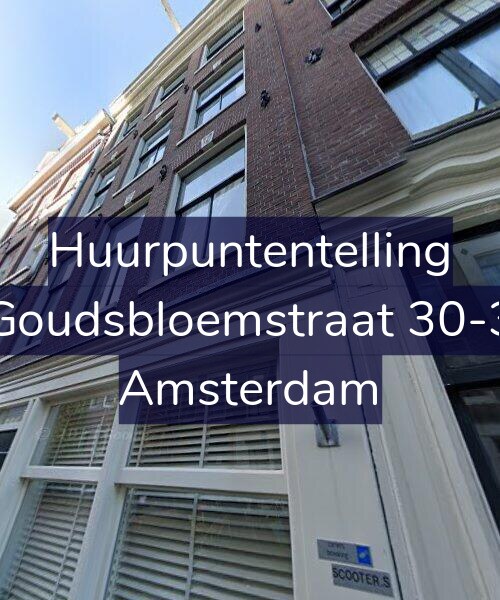 Foto gevel Huurpuntentelling voor Goudsbloemstraat 30-3, Amsterdam