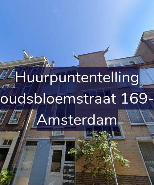 Foto gevel Huurpuntentelling voor Goudsbloemstraat 169-C, Amsterdam