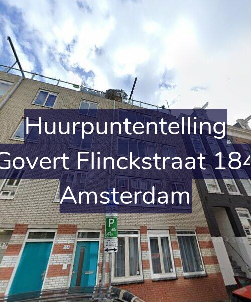 Foto gevel Huurpuntentelling voor Govert Flinckstraat 184, Amsterdam