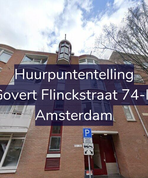 Foto gevel Huurpuntentelling voor Govert Flinckstraat 74-B, Amsterdam