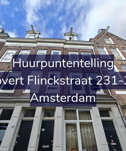 Foto gevel Huurpuntentelling voor Govert Flinckstraat 231-2A, Amsterdam