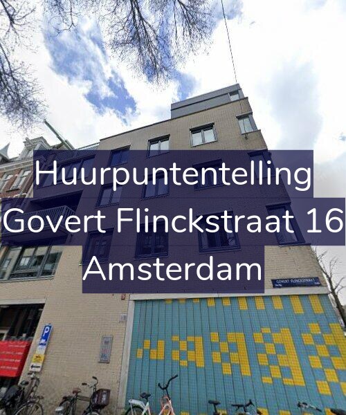 Foto gevel Huurpuntentelling voor Govert Flinckstraat 16, Amsterdam