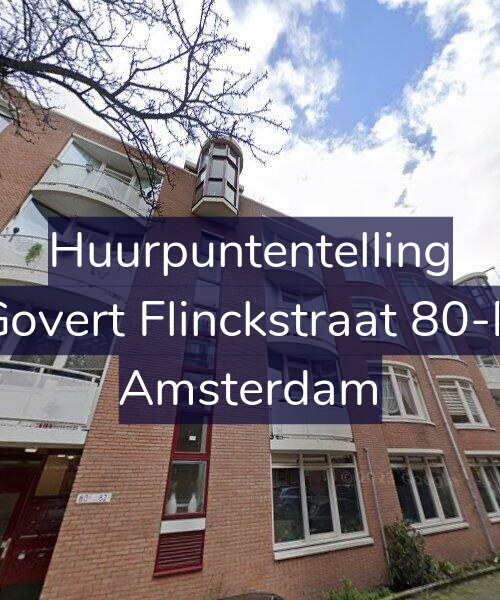 Foto gevel Huurpuntentelling voor Govert Flinckstraat 80-B, Amsterdam