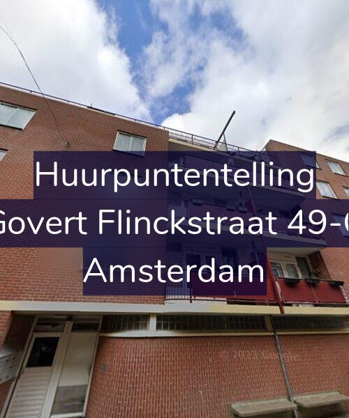 Foto gevel Huurpuntentelling voor Govert Flinckstraat 49-C, Amsterdam
