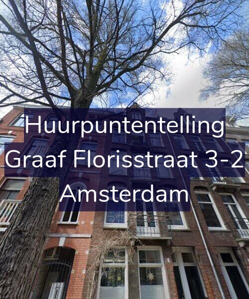 Foto gevel Huurpuntentelling voor Graaf Florisstraat 3-2, Amsterdam