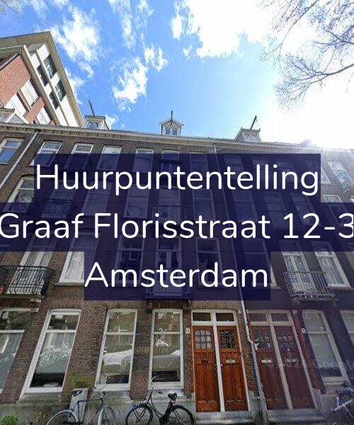 Foto gevel Huurpuntentelling voor Graaf Florisstraat 12-3, Amsterdam