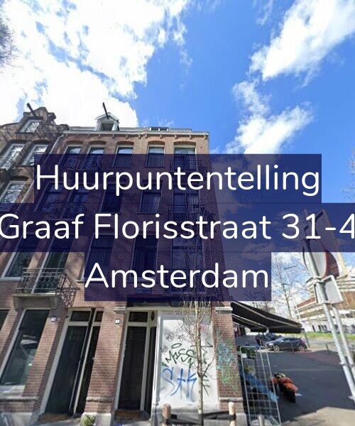 Foto gevel Huurpuntentelling voor Graaf Florisstraat 31-4, Amsterdam