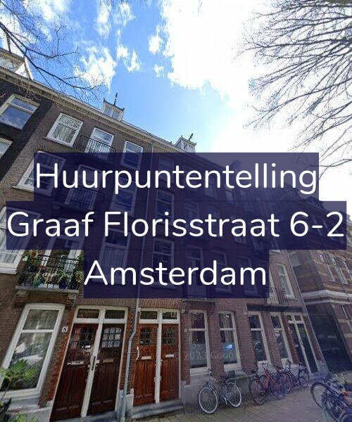 Foto gevel Huurpuntentelling voor Graaf Florisstraat 6-2, Amsterdam