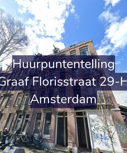 Foto gevel Huurpuntentelling voor Graaf Florisstraat 29-H, Amsterdam