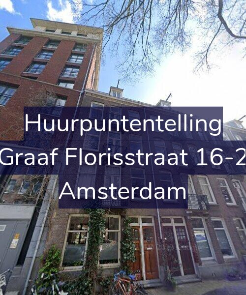 Foto gevel Huurpuntentelling voor Graaf Florisstraat 16-2, Amsterdam