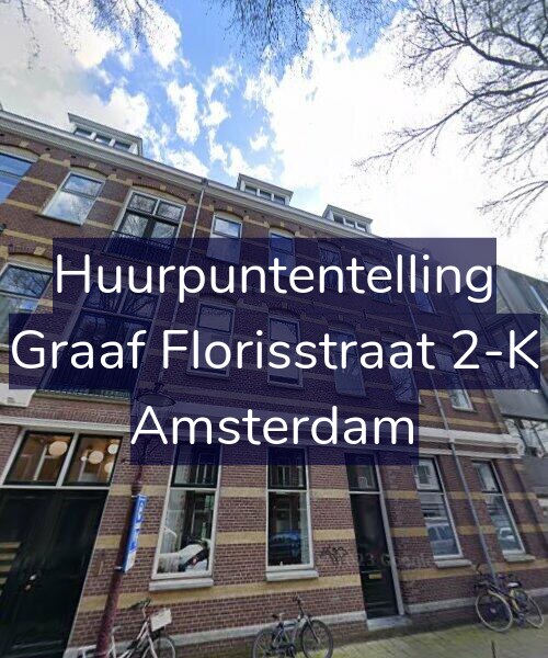 Foto gevel Huurpuntentelling voor Graaf Florisstraat 2-K, Amsterdam