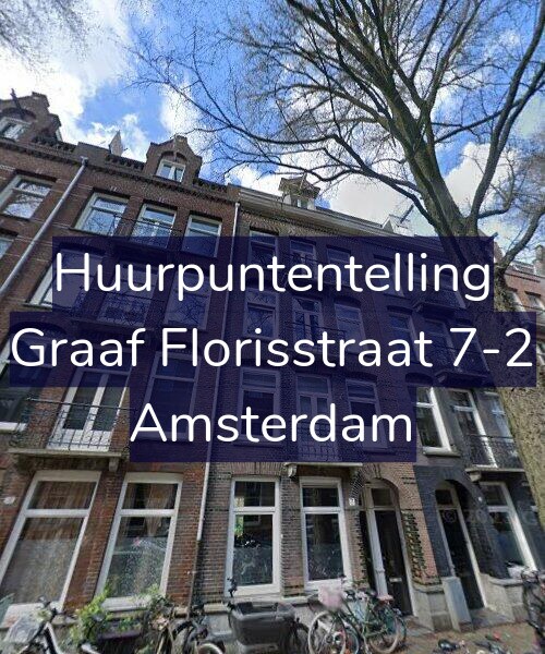 Foto gevel Huurpuntentelling voor Graaf Florisstraat 7-2, Amsterdam