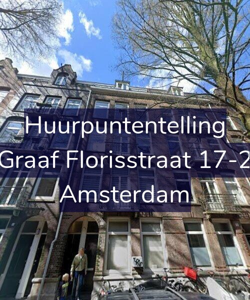 Foto gevel Huurpuntentelling voor Graaf Florisstraat 17-2, Amsterdam