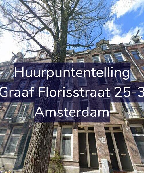 Foto gevel Huurpuntentelling voor Graaf Florisstraat 25-3, Amsterdam