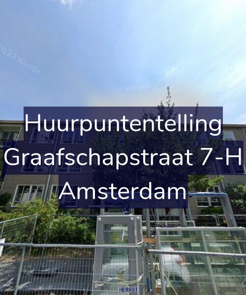 Foto gevel Huurpuntentelling voor Graafschapstraat 7-H, Amsterdam