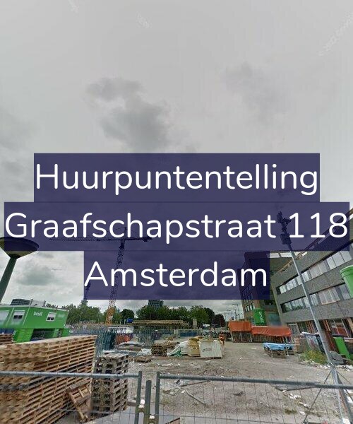 Foto gevel Huurpuntentelling voor Graafschapstraat 118, Amsterdam