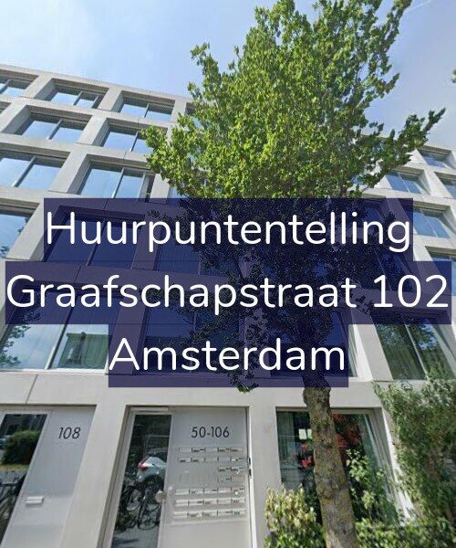 Foto gevel Huurpuntentelling voor Graafschapstraat 102, Amsterdam