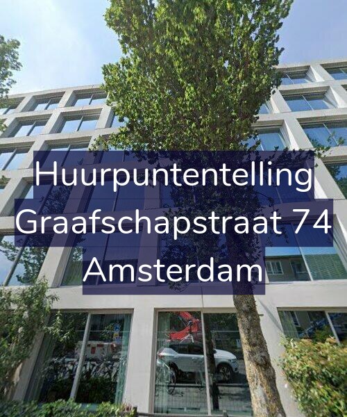Foto gevel Huurpuntentelling voor Graafschapstraat 74, Amsterdam