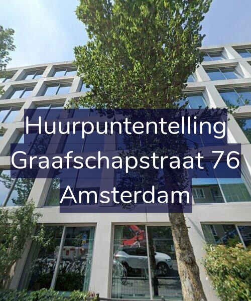 Foto gevel Huurpuntentelling voor Graafschapstraat 76, Amsterdam