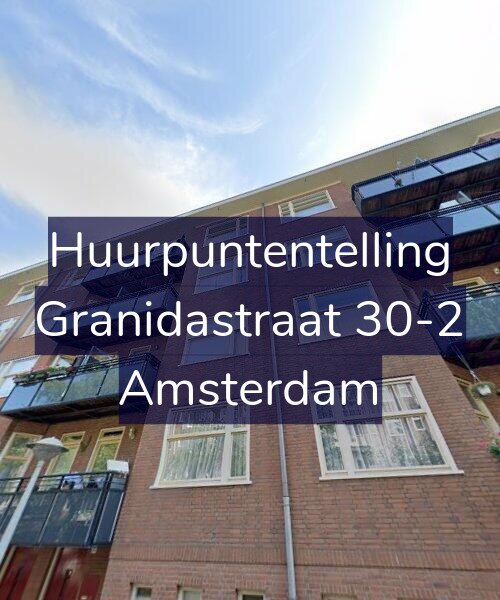 Foto gevel Huurpuntentelling voor Granidastraat 30-2, Amsterdam