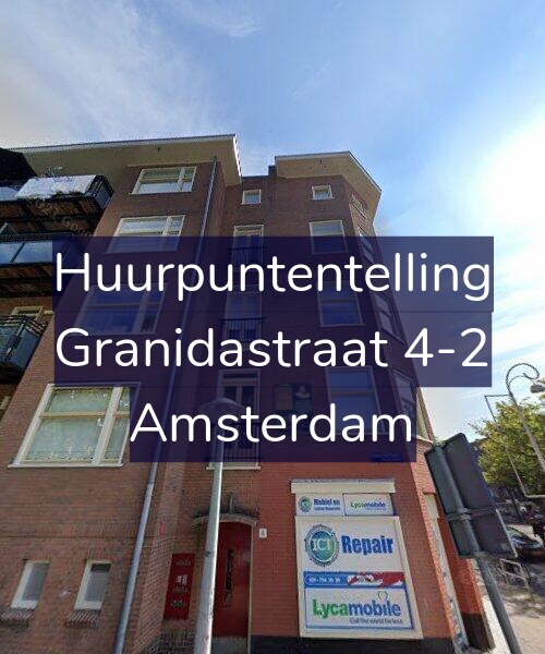 Foto gevel Huurpuntentelling voor Granidastraat 4-2, Amsterdam
