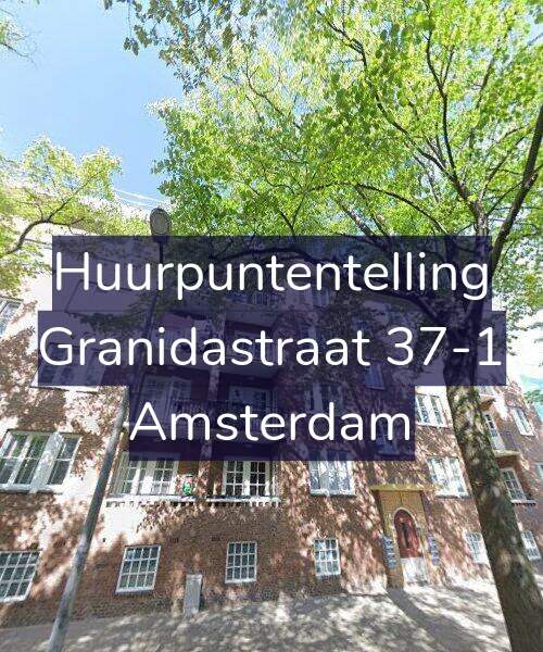 Foto gevel Huurpuntentelling voor Granidastraat 37-1, Amsterdam