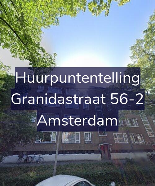Foto gevel Huurpuntentelling voor Granidastraat 56-2, Amsterdam