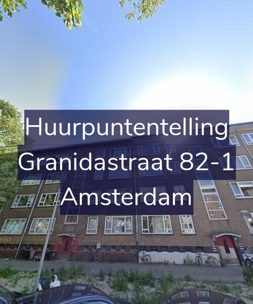 Foto gevel Huurpuntentelling voor Granidastraat 82-1, Amsterdam