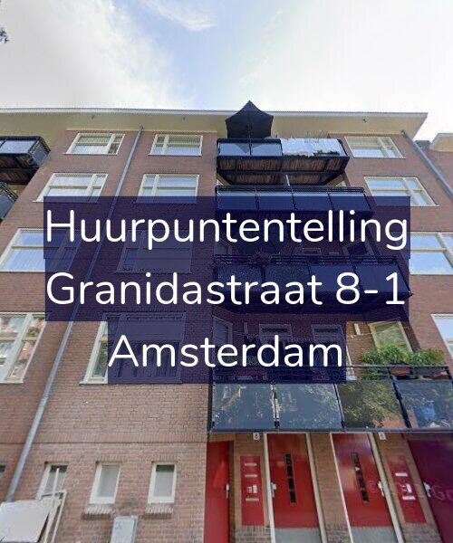 Foto gevel Huurpuntentelling voor Granidastraat 8-1, Amsterdam