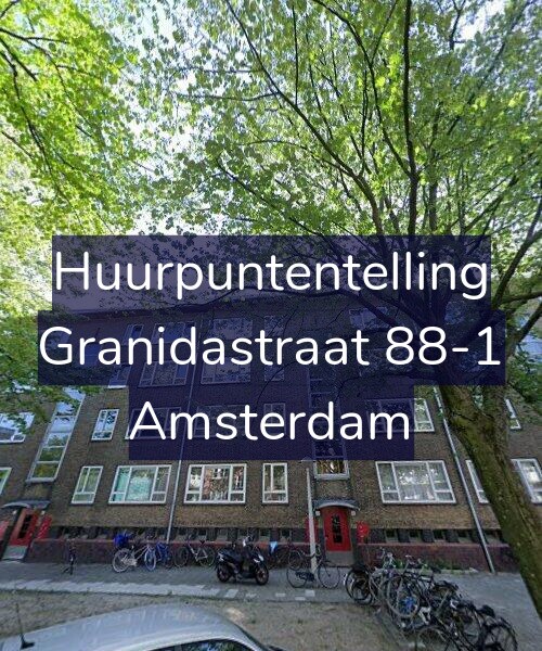Foto gevel Huurpuntentelling voor Granidastraat 88-1, Amsterdam