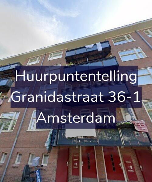 Foto gevel Huurpuntentelling voor Granidastraat 36-1, Amsterdam
