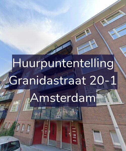 Foto gevel Huurpuntentelling voor Granidastraat 20-1, Amsterdam
