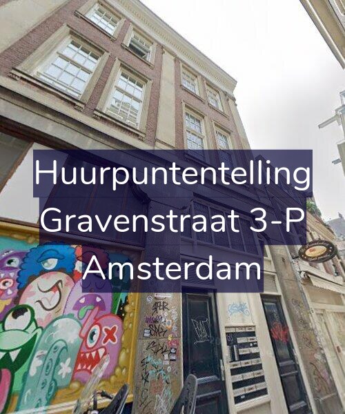 Foto gevel Huurpuntentelling voor Gravenstraat 3-P, Amsterdam