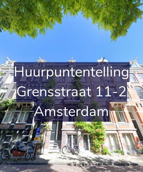 Foto gevel Huurpuntentelling voor Grensstraat 11-2, Amsterdam