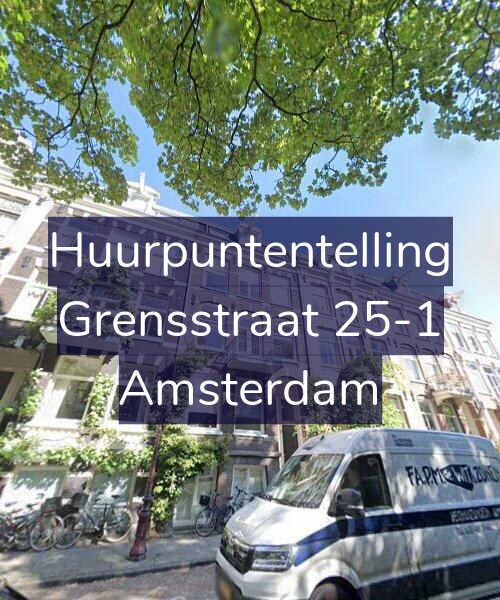 Foto gevel Huurpuntentelling voor Grensstraat 25-1, Amsterdam