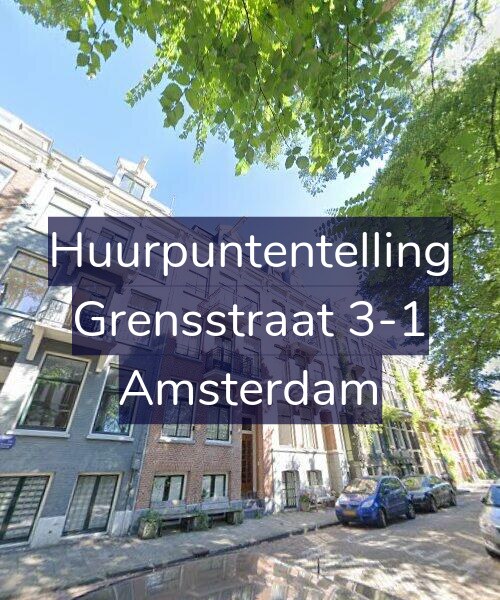 Foto gevel Huurpuntentelling voor Grensstraat 3-1, Amsterdam