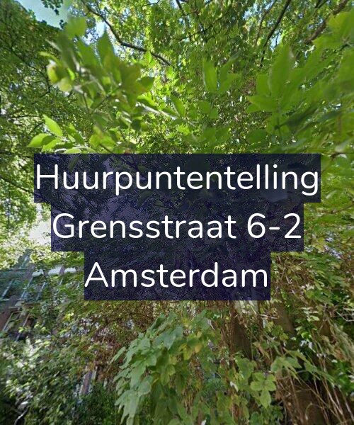 Foto gevel Huurpuntentelling voor Grensstraat 6-2, Amsterdam