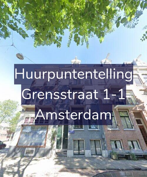 Foto gevel Huurpuntentelling voor Grensstraat 1-1, Amsterdam