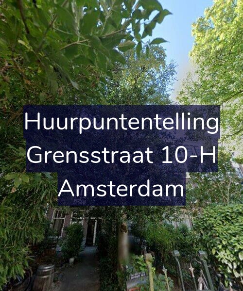 Foto gevel Huurpuntentelling voor Grensstraat 10-H, Amsterdam