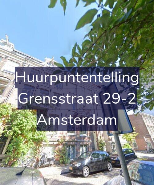 Foto gevel Huurpuntentelling voor Grensstraat 29-2, Amsterdam