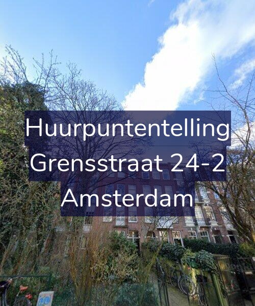 Foto gevel Huurpuntentelling voor Grensstraat 24-2, Amsterdam