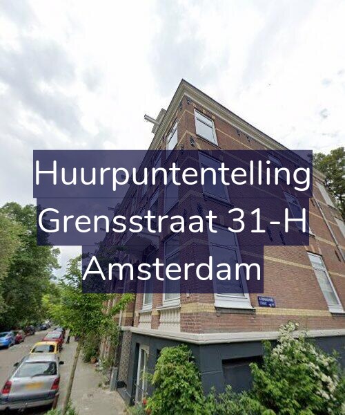 Foto gevel Huurpuntentelling voor Grensstraat 31-H, Amsterdam