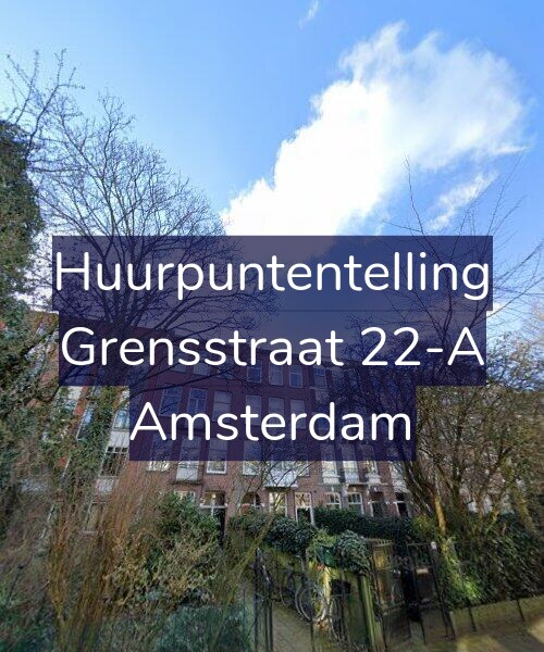 Foto gevel Huurpuntentelling voor Grensstraat 22-A, Amsterdam