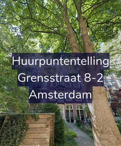 Foto gevel Huurpuntentelling voor Grensstraat 8-2, Amsterdam