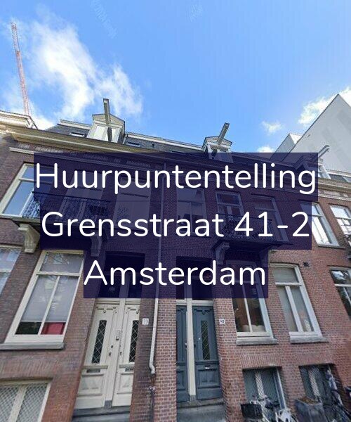 Foto gevel Huurpuntentelling voor Grensstraat 41-2, Amsterdam