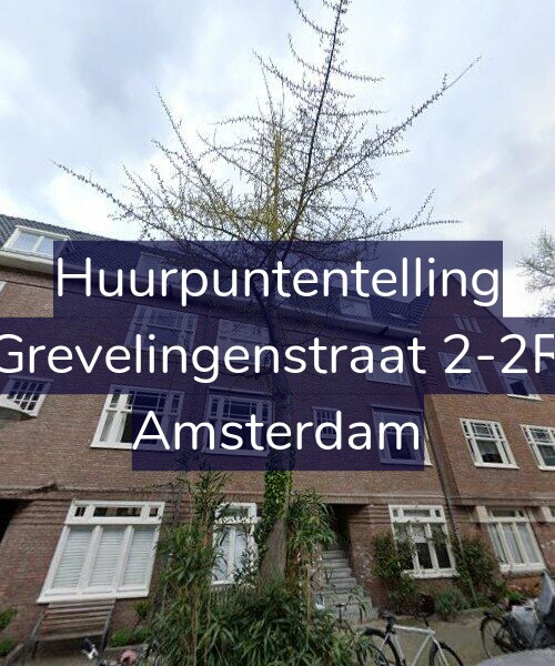 Foto gevel Huurpuntentelling voor Grevelingenstraat 2-2R, Amsterdam
