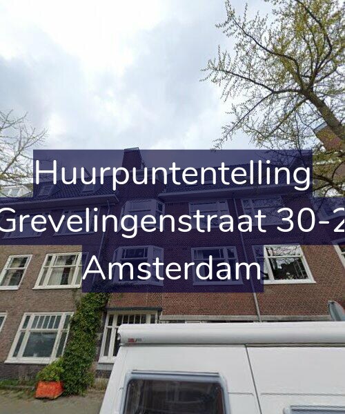 Foto gevel Huurpuntentelling voor Grevelingenstraat 30-2, Amsterdam